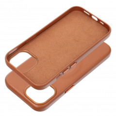 Kryt Roar Leather Mag na Apple iPhone 15 Elegant  MagSAFE  Hnedý