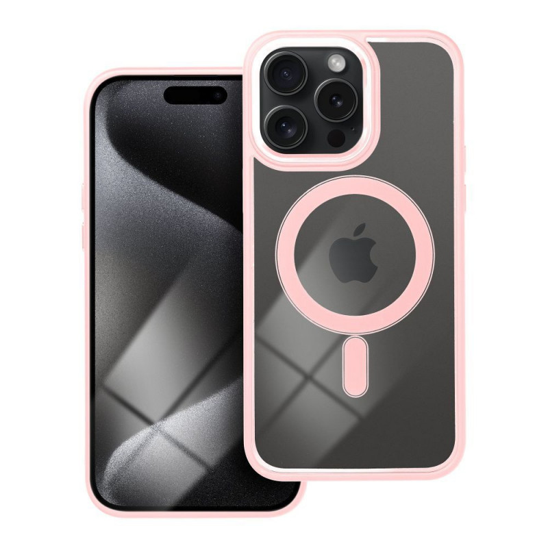 Kryt Color Edge Mag na Apple iPhone 15 Pro Max MagSAFE  Ružový