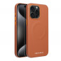 Kryt Roar Leather Mag na Apple iPhone 15 Pro Max Elegant  MagSAFE  Hnedý