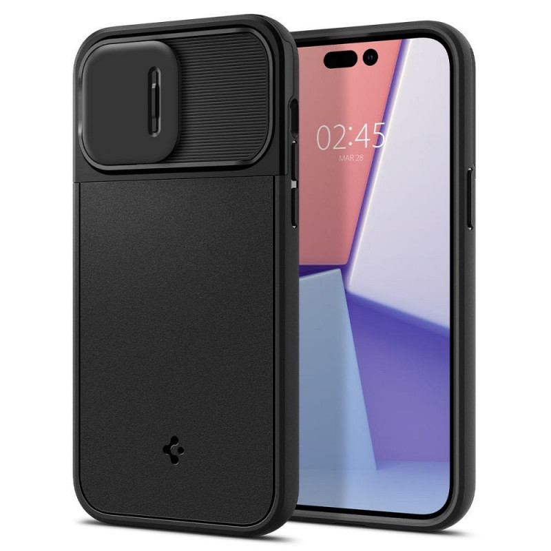 Kryt Spigen Optik Armor na Apple iPhone 14 Pro Čierny