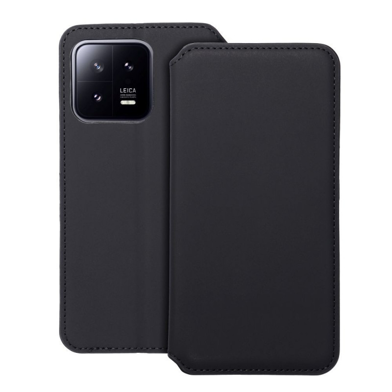 Peňaženkové puzdro Dual Pocket book na XIAOMI 13 Čierny 