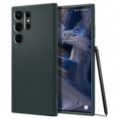 Kryt Spigen Liquid Air na Samsung Galaxy S23 Ultra 5G Temne zelená