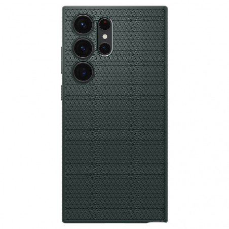 Kryt Spigen Liquid Air na Samsung Galaxy S23 Ultra 5G Temne zelená