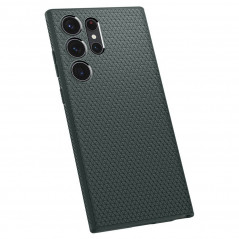 Kryt Spigen  Liquid Air na Samsung Galaxy S23 Ultra 5G Temne zelená