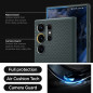 Kryt Spigen  Liquid Air na Samsung Galaxy S23 Ultra 5G Temne zelená