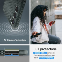 Kryt Spigen  Liquid Air na Samsung Galaxy S23 Plus 5G Temne zelená