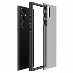 Kryt Spigen Ultra Hybrid na Samsung Galaxy S23 Ultra 5G Krištáľovo čistý  Čierna mrazivá