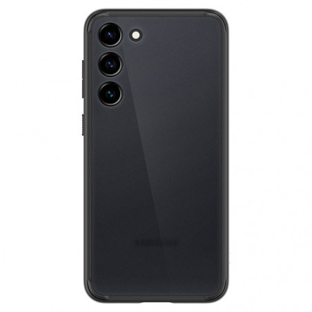 Kryt Spigen Ultra Hybrid na Samsung Galaxy S23 Plus 5G Krištáľovo čistý Čierna mrazivá