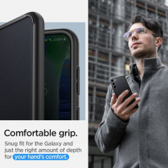 Kryt Spigen Ultra Hybrid na Samsung Galaxy S23 Plus 5G Krištáľovo čistý  Čierna mrazivá