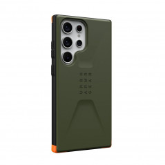 Kryt Urban Armor Gear Civilian na Samsung Galaxy S23 Ultra 5G Prémiové puzdro  MagSAFE  Olivový