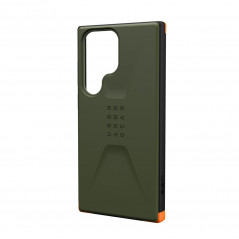 Kryt Urban Armor Gear Civilian na Samsung Galaxy S23 Ultra 5G Prémiové puzdro  MagSAFE  Olivový