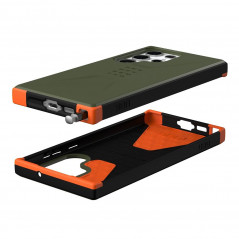Kryt Urban Armor Gear Civilian na Samsung Galaxy S23 Ultra 5G Prémiové puzdro  MagSAFE  Olivový