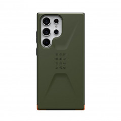 Kryt Urban Armor Gear Civilian na Samsung Galaxy S23 Ultra 5G Prémiové puzdro  MagSAFE  Olivový