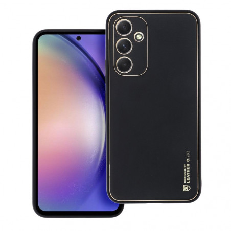 Kryt Leather na Samsung Galaxy A54 Čierny