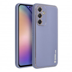 Kryt Leather na Samsung Galaxy A54 Modrý