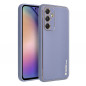 Kryt Leather na Samsung Galaxy A54 Modrý