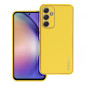 Kryt Leather na Samsung Galaxy A54 Žltý
