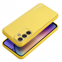 Kryt Leather na Samsung Galaxy A54 Žltý