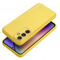 Kryt Leather na Samsung Galaxy A54 Žltý