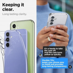 Kryt Spigen Liquid Crystal na Samsung Galaxy A54 Krištáľovo čistý  Transparentný