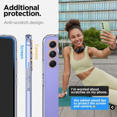 Kryt Spigen Liquid Crystal na Samsung Galaxy A54 Krištáľovo čistý  Transparentný