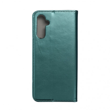 Peňaženkové puzdro Smart Magneto book na Samsung Galaxy A14 LTE Tmavo zelený