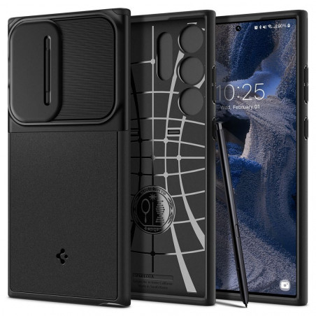 Kryt Spigen Armor na Samsung Galaxy S23 Ultra 5G Čierny