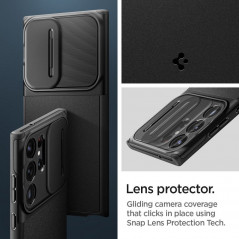 Kryt Spigen Armor na Samsung Galaxy S23 Ultra 5G Čierny