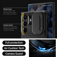Kryt Spigen Armor na Samsung Galaxy S23 Ultra 5G Čierny
