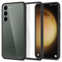 Kryt Spigen Ultra Hybrid na Samsung Galaxy S23 5G Krištáľovo čistý Matná čierna