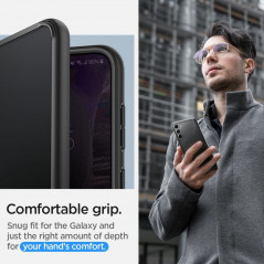 Kryt Spigen Ultra Hybrid na Samsung Galaxy S23 5G Krištáľovo čistý  Matná čierna