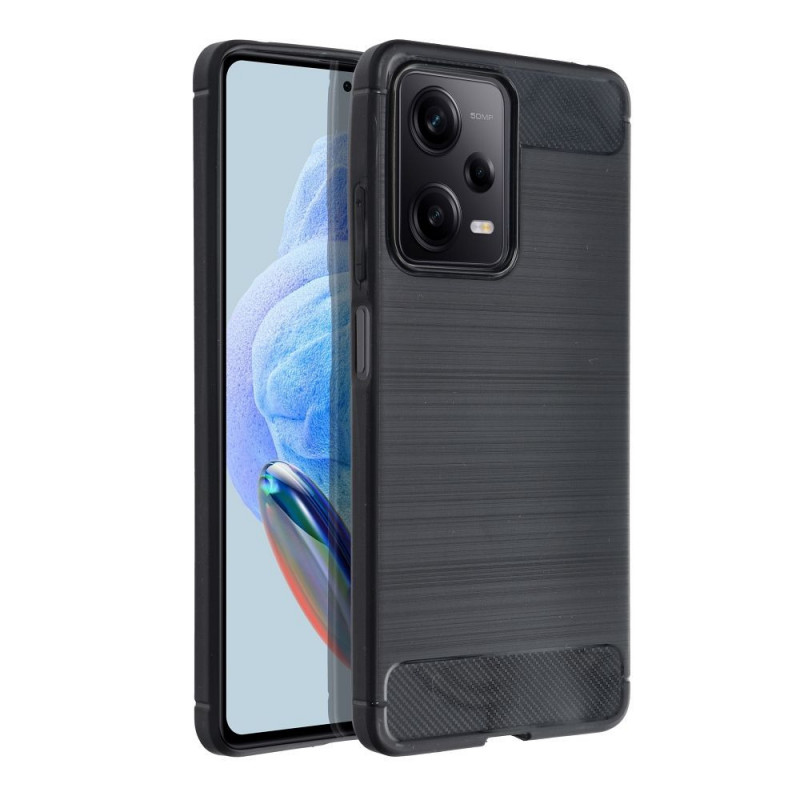 Kryt Carbon na XIAOMI Redmi Note 12 Pro 5G Elegant  Čierny