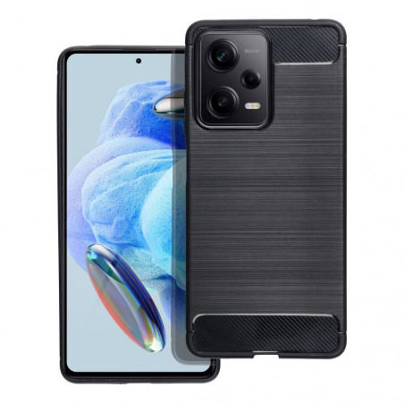 Kryt Carbon na XIAOMI Redmi Note 12 Pro 5G Elegant  Čierny