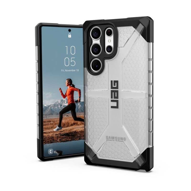 Kryt Urban Armor Gear Plasma na Samsung Galaxy S23 Ultra 5G Ľadová