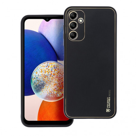 Kryt Leather na Samsung Galaxy A14 LTE Čierny