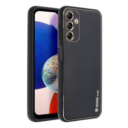 Kryt Leather na Samsung Galaxy A14 5G Čierny