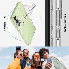 Kryt Spigen Liquid Crystal na Samsung Galaxy A54 Krištáľovo čistý  Transparentný