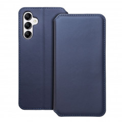 Peňaženkové puzdro Dual Pocket book na Samsung Galaxy A14 LTE Tmavší modrý