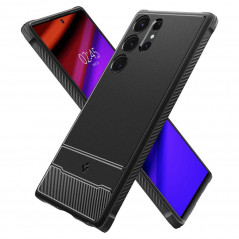 Kryt Spigen Armor na Samsung Galaxy S23 Ultra 5G Uhlíkové vlákno, Elegant  Čierny