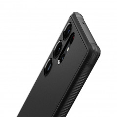 Kryt Spigen Armor na Samsung Galaxy S23 Ultra 5G Uhlíkové vlákno, Elegant  Čierny