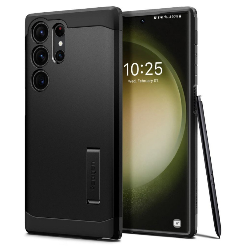 Kryt Spigen Armor na Samsung Galaxy S23 Ultra 5G Čierny