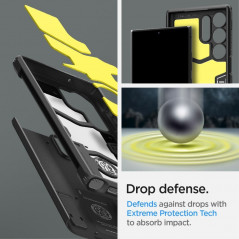 Kryt Spigen Armor na Samsung Galaxy S23 Ultra 5G Čierny