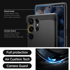 Kryt Spigen Armor na Samsung Galaxy S23 Ultra 5G Čierny