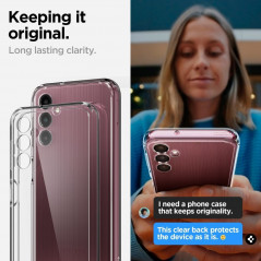 Kryt Spigen Ultra Hybrid na Samsung Galaxy A14 5G Krištáľovo čistý  Transparentný