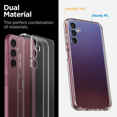 Kryt Spigen Ultra Hybrid na Samsung Galaxy A14 5G Krištáľovo čistý  Transparentný