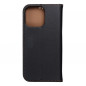 Peňaženkové puzdro Leather case SMART PRO na Apple iPhone 15 Pro Max Elegant  Čierny