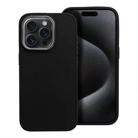 Kryt FRAME na Apple iPhone 15 Pro Elegant Čierny