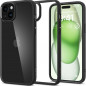 Kryt Spigen Ultra Hybrid na Apple iPhone 15 Plus Krištáľovo čistý  Matná čierna