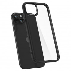 Kryt Spigen Ultra Hybrid na Apple iPhone 15 Plus Krištáľovo čistý  Matná čierna