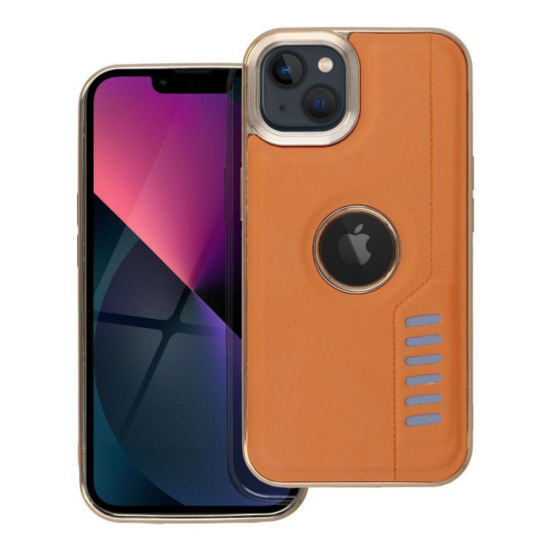 Kryt MILANO na Apple iPhone 13 Hnedý Kryt MILANO na Apple iPhone 13 Hnedý